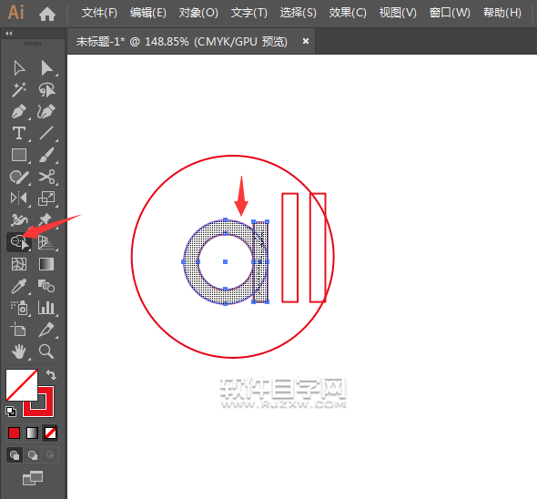 ai怎么畫一個all分型圖標(biāo)