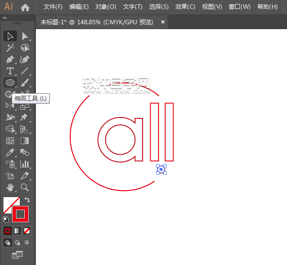 ai怎么畫一個all分型圖標(biāo)