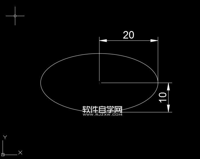 CAD2018怎么能中心點(diǎn)畫(huà)橢圓