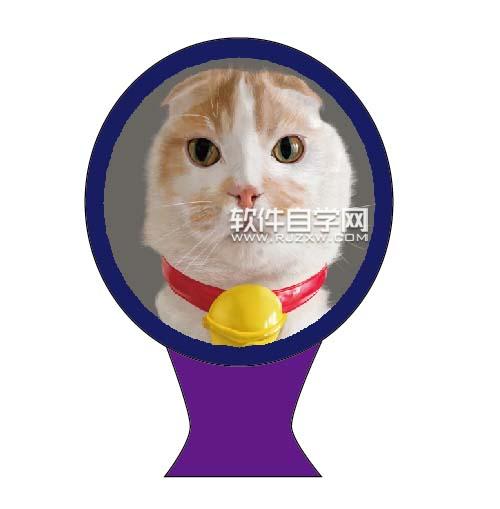 ai怎么設(shè)計(jì)小貓照鏡子