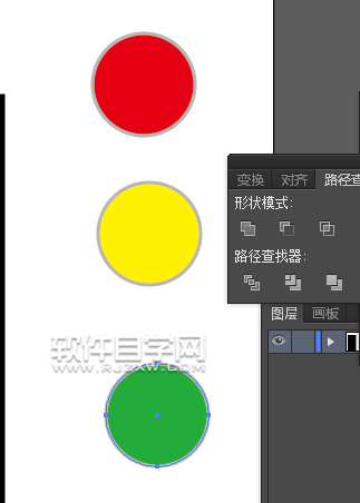 ai怎么畫(huà)紅綠燈交通標(biāo)志