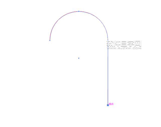 ai繪制拐杖圖標(biāo)的方法