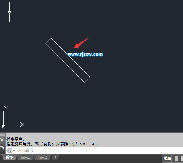 CAD旋轉(zhuǎn)命令是什么怎么使用