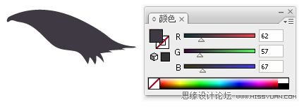 IllustratorCS6用色階畫法精細(xì)設(shè)計(jì)鳥類插畫