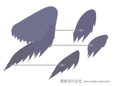 IllustratorCS6用色階畫法精細(xì)設(shè)計(jì)鳥類插畫